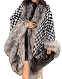 Wool Women's Shawl Knitted Outerwear - Nioor