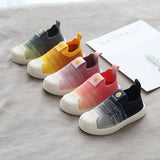 Shell-Toe Children's Flying Woven Soft Sole Shoes