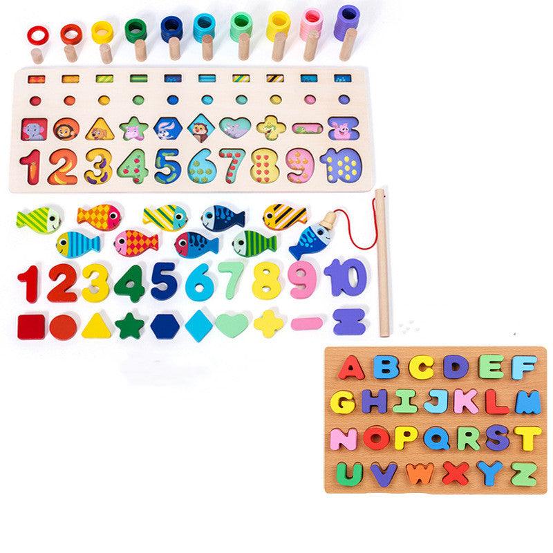 Children 3D Alphabet Number Puzzle Baby Colorful Geometric Digital Letter Educational Toy - Nioor