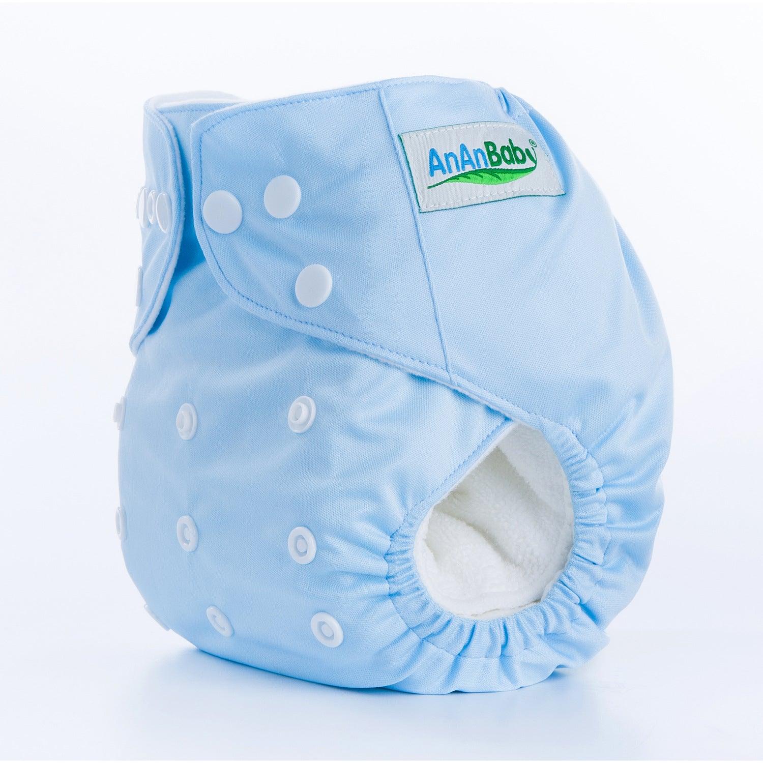 Solid color leak-proof baby diaper pants - Nioor