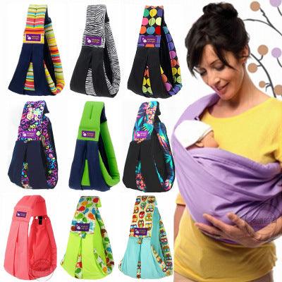 Cotton breathable sling baby carrier baby bag back pocket - Nioor