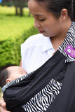 Cotton breathable sling baby carrier baby bag back pocket - Nioor