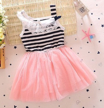 Baby Dress Girl Summer Short Sleeved Princess Skirt