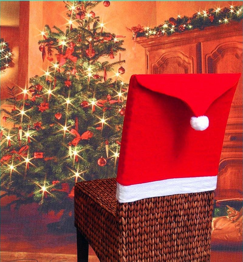 High quality Christmas Chairs Set Christmas goods table decorated Christmas hat in large quantities - Nioor