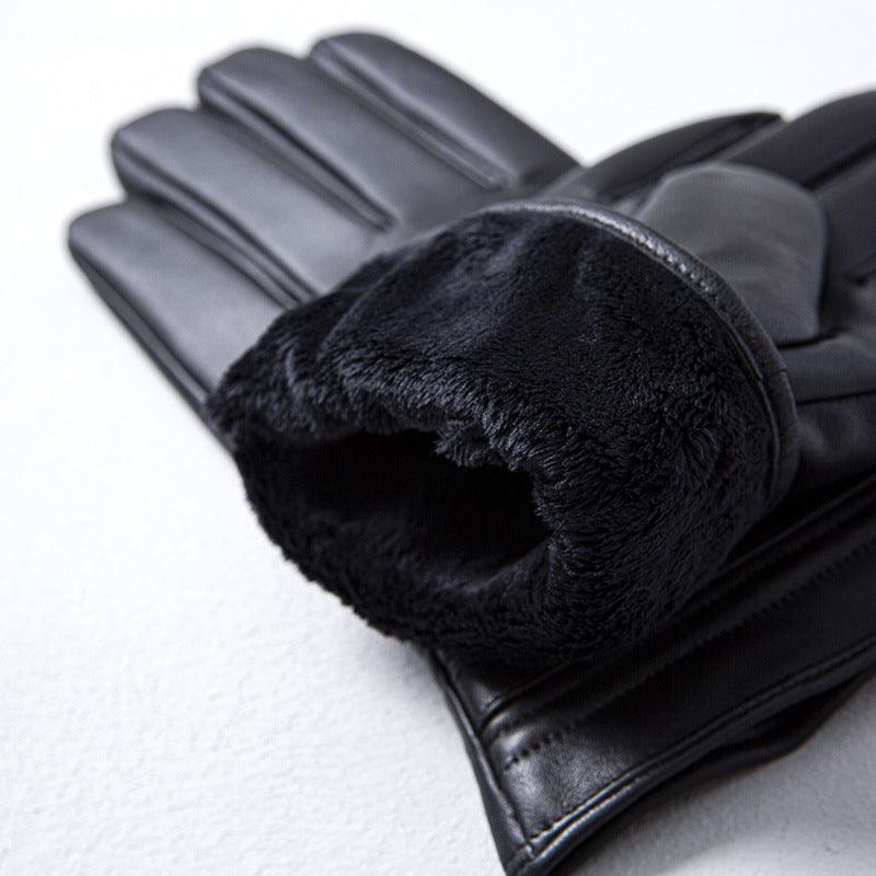 Outdoor Riding Business Men's Leather Gloves - Nioor