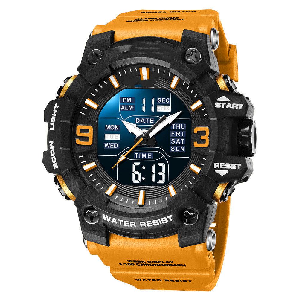 Men's Sports Waterproof Multifunctional Electronic Watch - Nioor