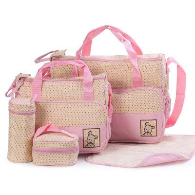 Baby Diaper Bag Suits For Mom Baby Bottle Holder Mother Mummy Stroller Maternity Nappy Bags Sets - Nioor