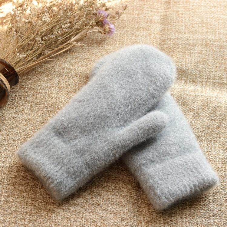 Korean-style Knitted Thermal Gloves - Nioor