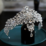 Baroque Bride Crown Fashion Headwear - Nioor