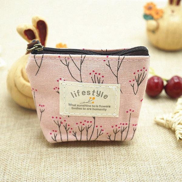 Korean version of fashion new Zakka mini and small zero purse lovely cartoon printing key package coin package wholesale T - Nioor