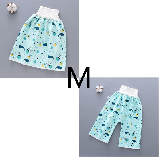 Cotton and bamboo fiber Baby diaper skirt