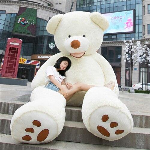 Giant Teddy Bear Plush Toy Huge Soft Toys Leather Shell - Nioor