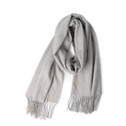 Faux Cashmere Scarf Solid Color Winter - Nioor