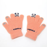 Plush Knitted Gloves With Fingertips For Women - Nioor