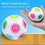 High Elasticity And Fall Resistance Puzzle Rainbow Ball Toy - Nioor