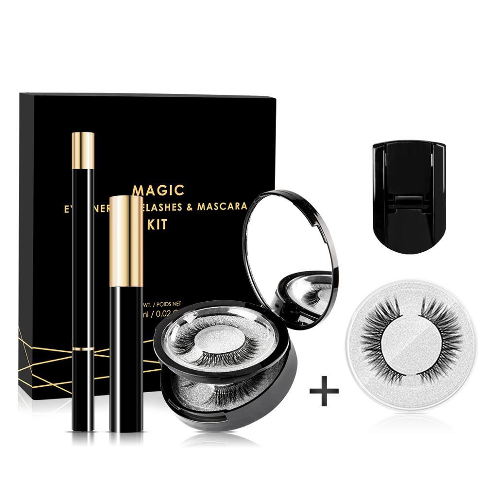 Self-adhesive eyeliner eyelash set - Nioor