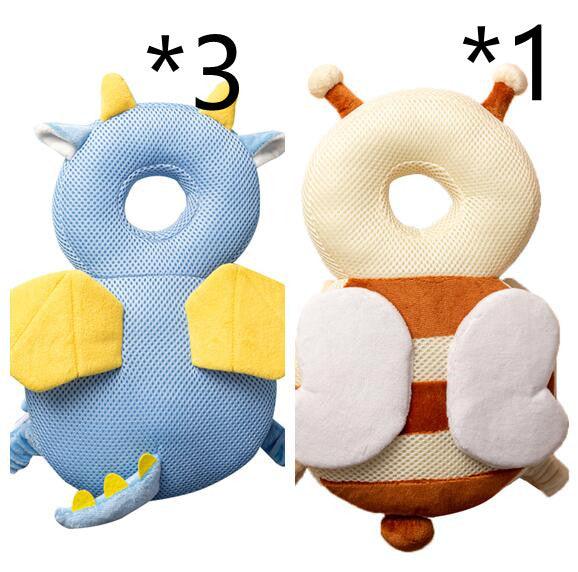 Baby Toddler Headrest Child Protection Baby Head Protection Cushion Cute Angel Wings - Nioor