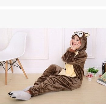 Rabbit Animal Pajamas Toilet Version Home Service