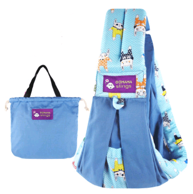 Cotton breathable sling baby carrier baby bag back pocket - Nioor