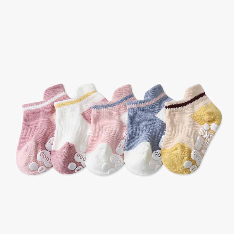 Three-dimensional Big Heel Low-cut Baby Boat Socks