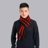 Imitated cashmere color matching casual men's thick scarf - Nioor