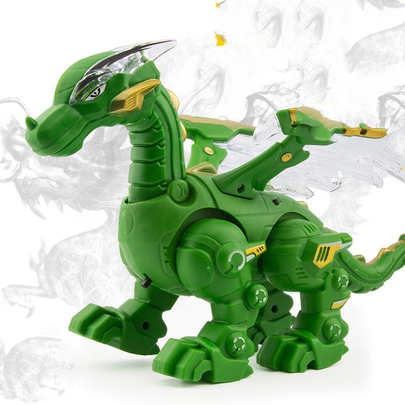 Electric Spray Mechanical Dinosaur Toy Model Multifunctional Sound And Light Toy - Nioor