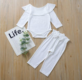 Pullover European And American Baby Romper Pure Cotton Pure Color Virgin Pajamas