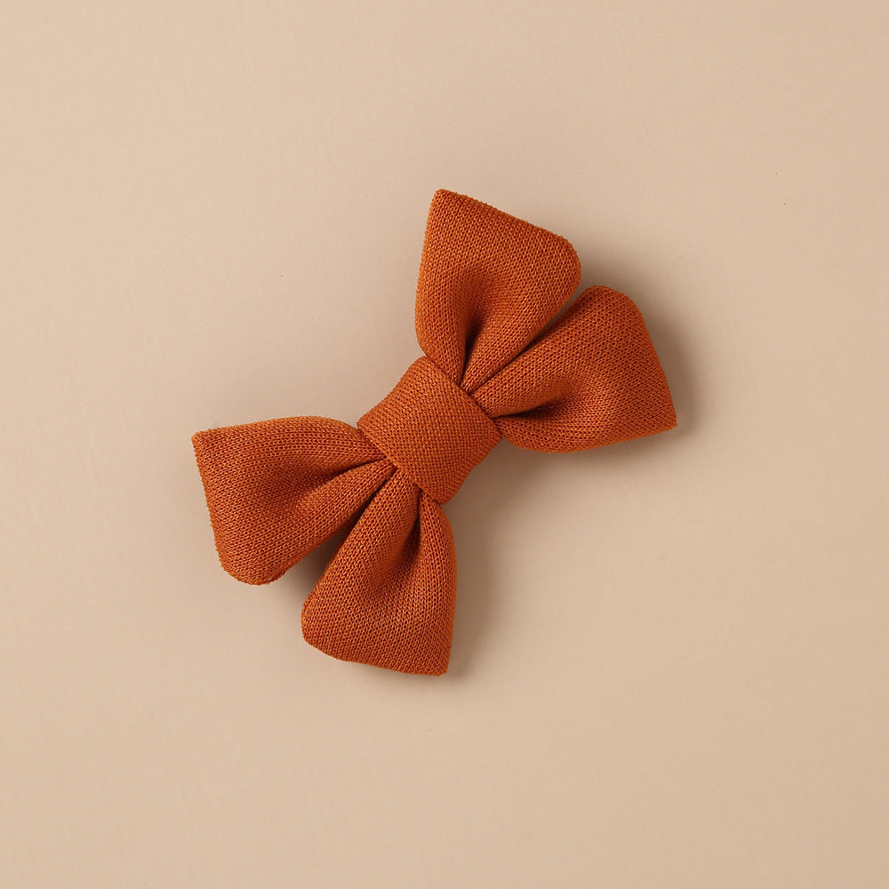 Retro Style Bow Children's Hair Edge Clip Jewelry