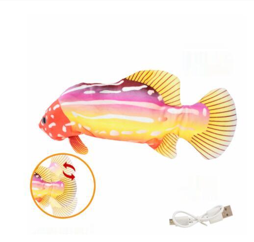 Electric Funny Cat Simulation Fish Beating Usb Jumping Cat Toy - Nioor