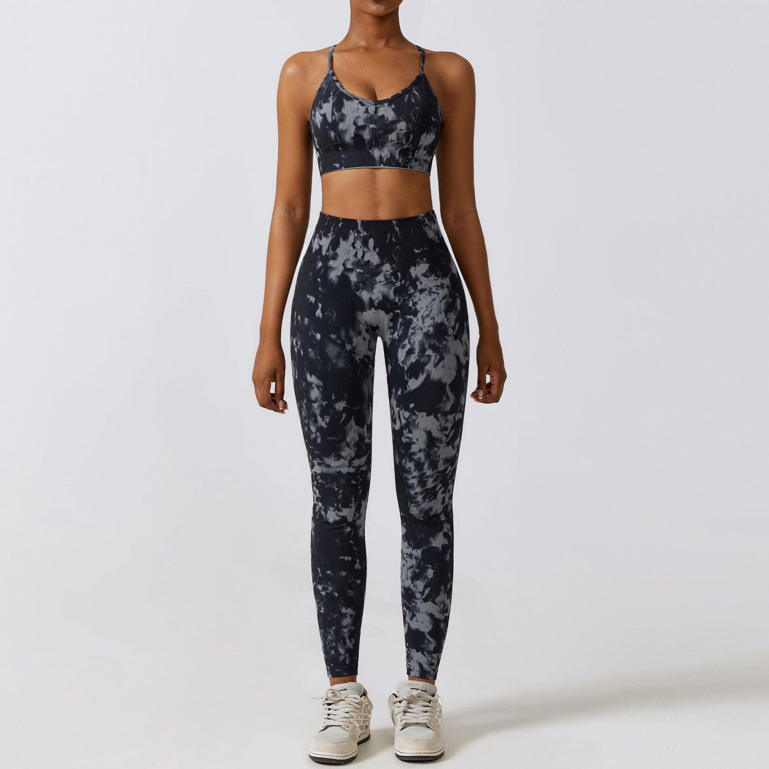 Camouflage Printing Seamless Yoga Suit - Nioor