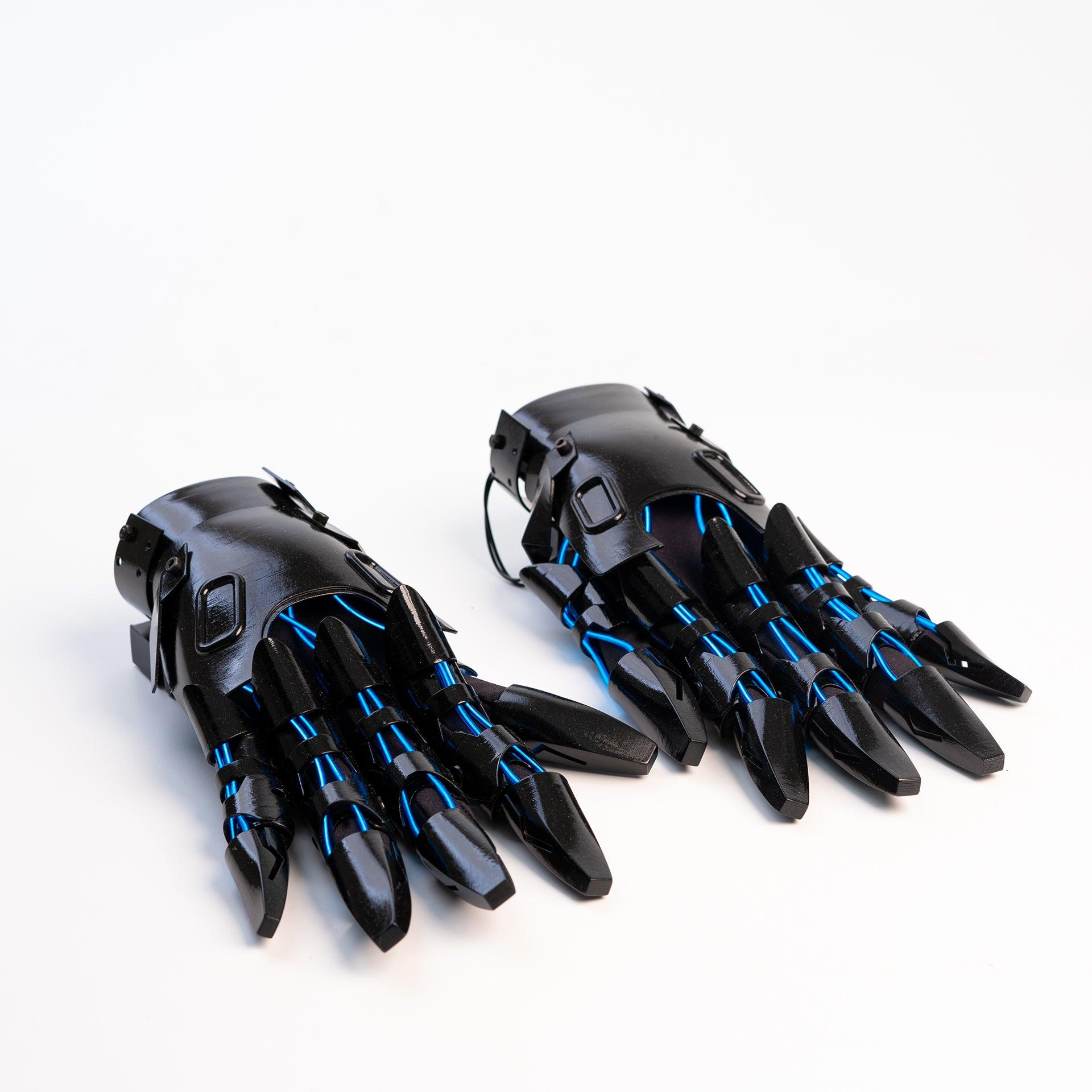 Men's And Women's Mechanical Luminous Knight Gloves - Nioor