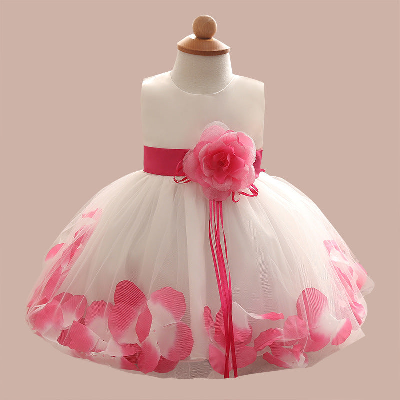 Korean High Grade Autumn Children, Fluffy Dress, Princess Dress, Infant, Full Year Old, Full Dress, Factory Direct Sales