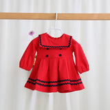 IDEA2021 spring new children's Korean version of children's wear, baby dress, girl pure color princess skirt 8812