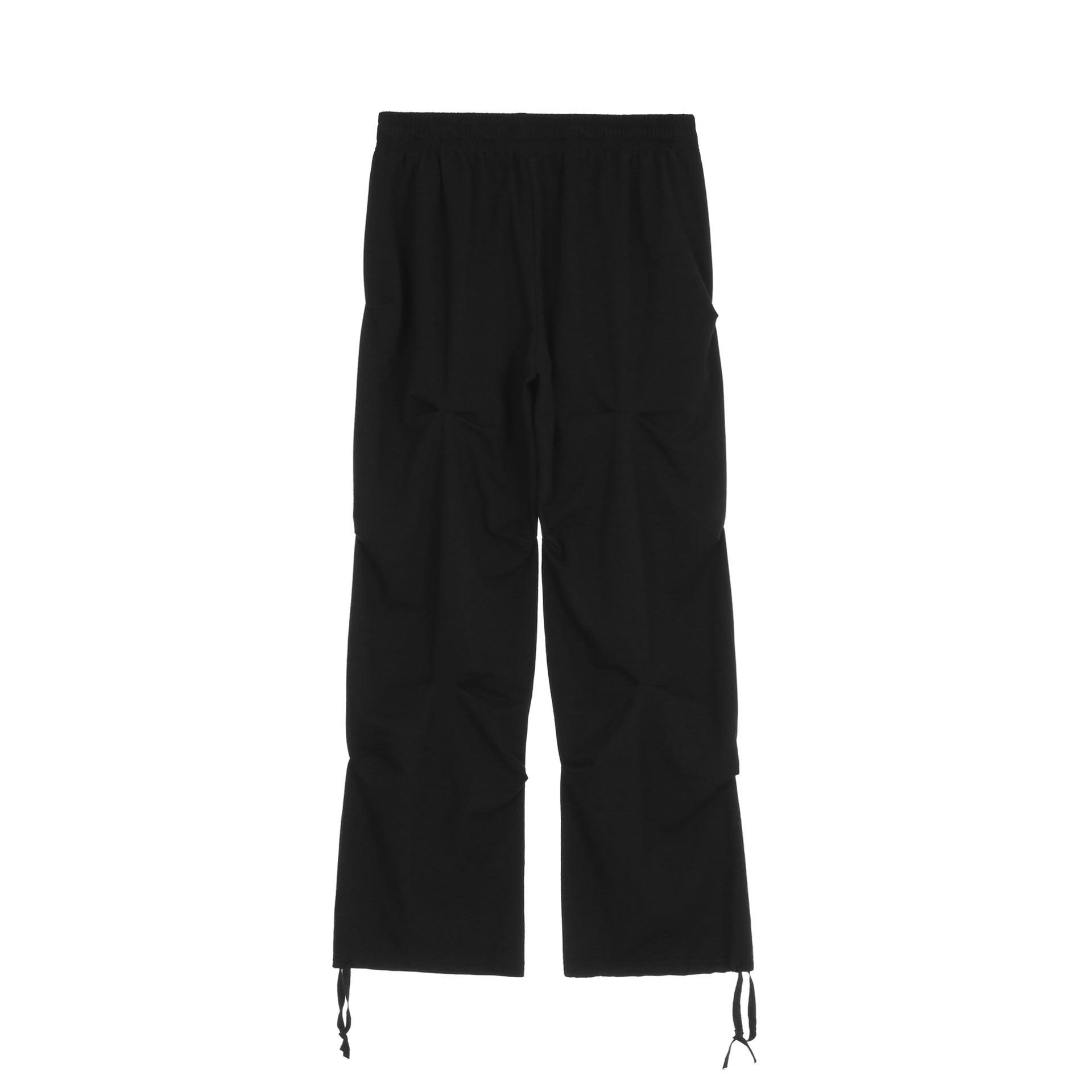 Spring And Summer Pleated Casual Drawstring Straight-leg Wide-leg Pants - Nioor