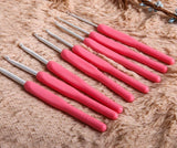 Knitting tools, sweater needles, soft handle crochet, imitation cola crochet, a set of 8 bags