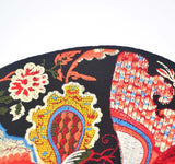 Round butterfly ethnic clothes decoration accessories computer embroidery subsidies large cloth stickers Chinese style cheongsam appliques