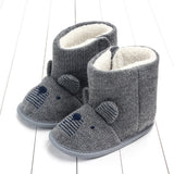 Baby Wool Warm Cotton Shoes, Winter Warm High-top Shoes