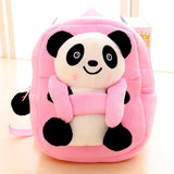 Cartoon panda plush children's school bag - Nioor