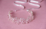 Pure Handmade Gold And Silver Crystal Bridal Hair Accessories - Nioor