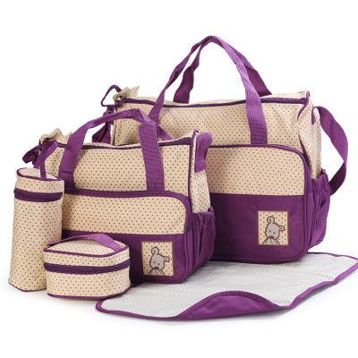 Baby Diaper Bag Suits For Mom Baby Bottle Holder Mother Mummy Stroller Maternity Nappy Bags Sets - Nioor