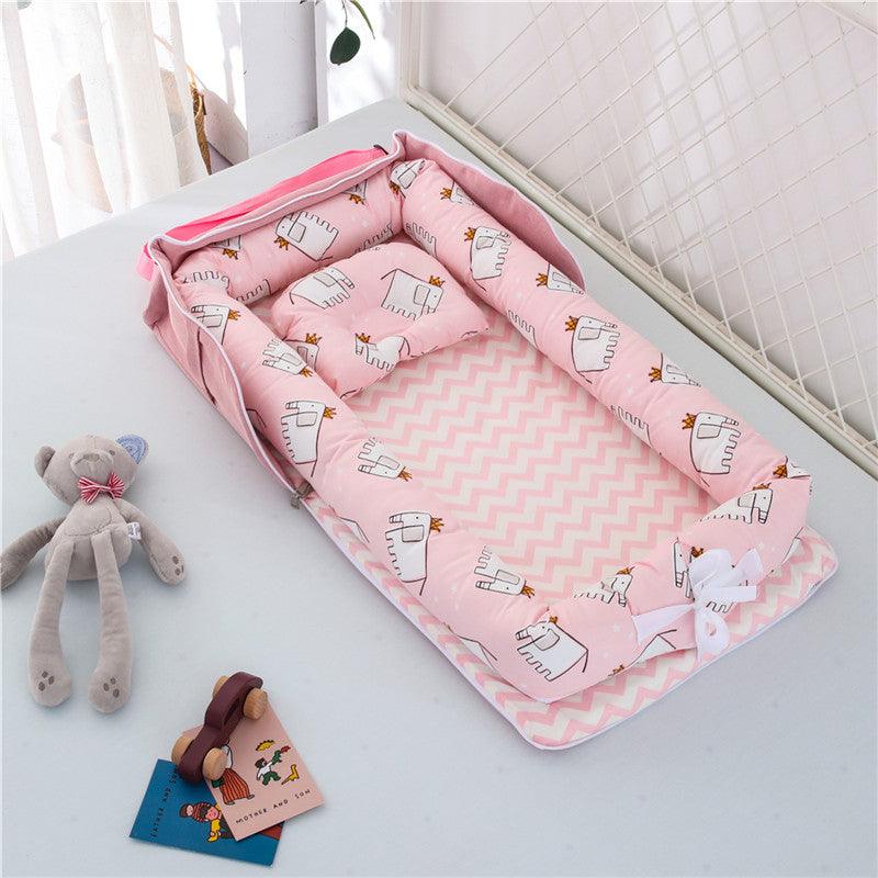 Cotton Portable Baby Crib Newborn Foldable - Nioor