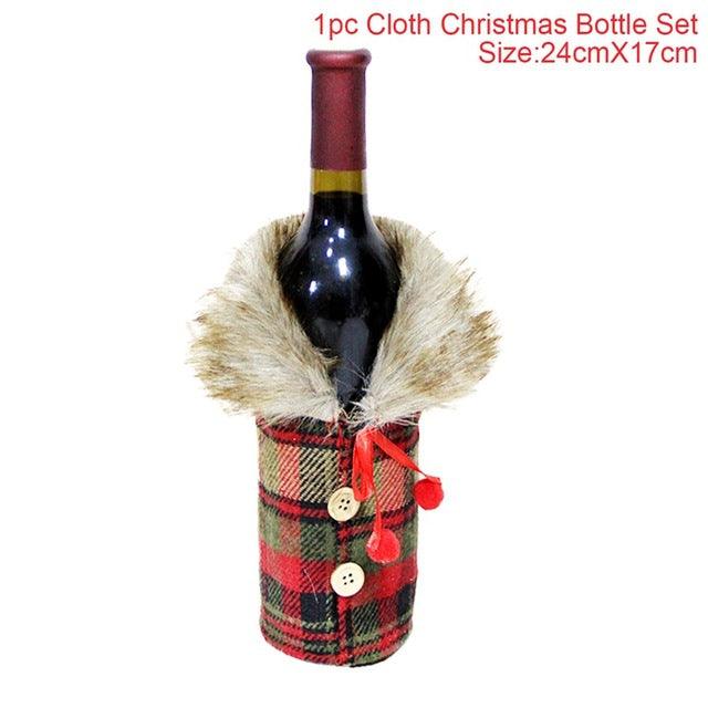 Christmas Decorations Christmas Wine Bottle Socks - Nioor