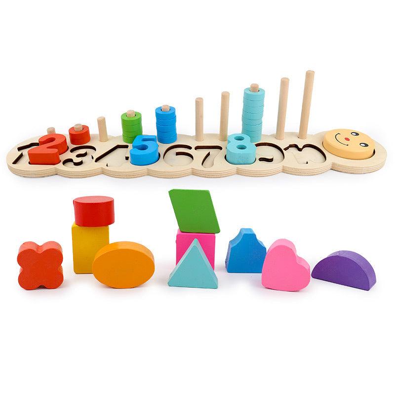 Early Childhood Education Wooden Logarithmic Board - Nioor