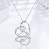 Cross Necklace for Women 925 Sterling Silver Love Heart Infinity Faith Necklace Hope Pendant Cross Jewelry Gifts for Girls Men - Nioor