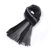 Men's Fashion Casual Striped Warm Scarf - Nioor