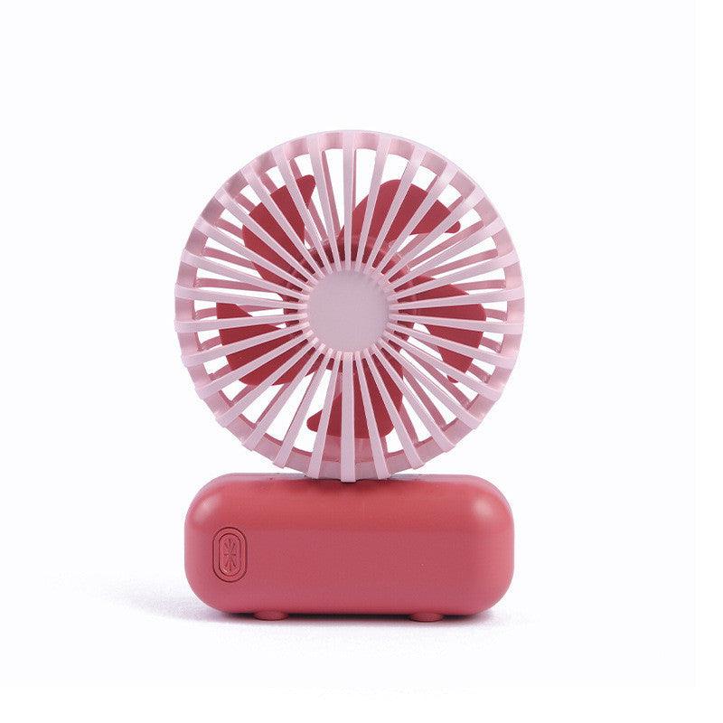 New Small Fan Mini Handheld Portable Usb Charging Desktop Electric Fan Portable Pocket Fan - Nioor