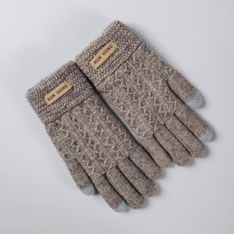 Men's Gloves Keep Fingers Warm In Winter - Nioor