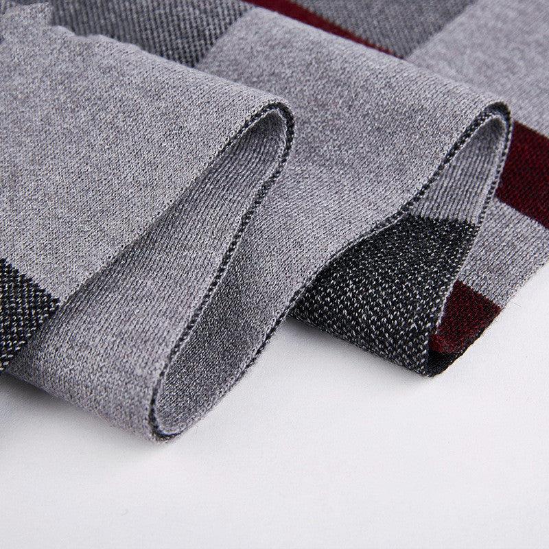 Men's Wool Knitted Scarf British Style - Nioor