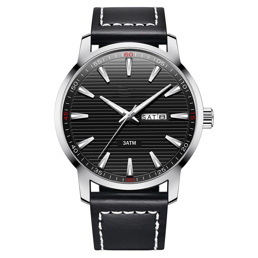 Men's Fashion Waterproof Calendar Function Quartz Watch - Nioor