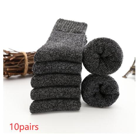 Tube Socks Thick Fleece-lined Warm Terry - Nioor